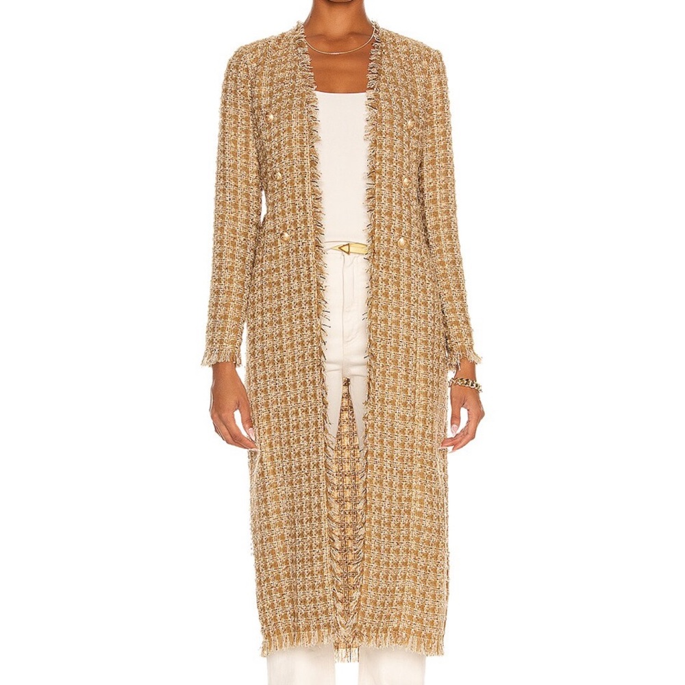 L’Agence Oakley Coat in Dark Camel